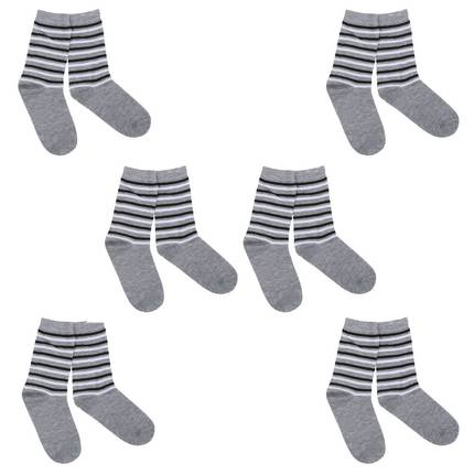 12 Paar Herren Socken Gr. 43/46  - grey