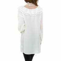 Damen Longbluse von Voyelles - white