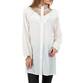 Damen Longbluse von Voyelles - white