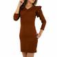 Damen Kleid von Emma&Ashley Design - brown