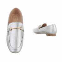 Damen Slipper - silver