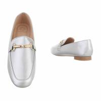 Damen Slipper - silver