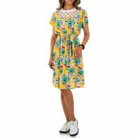 Damen Kleid von Whoo Fashion - yellow