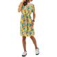 Damen Kleid von Whoo Fashion - yellow