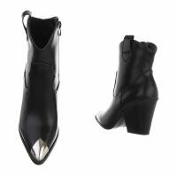 Damen High-Heel Stiefeletten - black