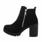 Damen High-Heel Stiefeletten - black Gr. 37