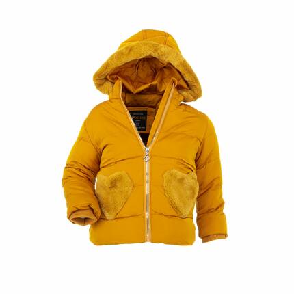 Mdchen Jacke von Nature Gr. 86 - yellow