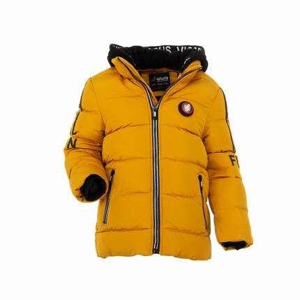 Jungen Jacke von Nature Gr. 80 - yellow