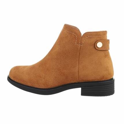 Damen Klassische Stiefeletten - camel Gr. 38