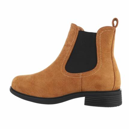 Damen Chelsea Boots - camel