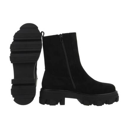 Damen Chelsea Boots - blacksuede - 12 Paar