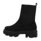 Damen Chelsea Boots - blacksuede Gr. 39