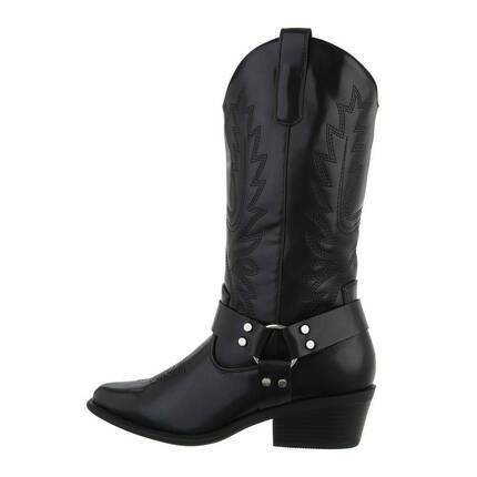 Damen Western- & Bikerboots - black Gr. 36