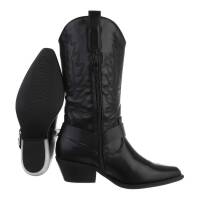 Damen Western- & Bikerboots - black Gr. 36