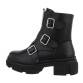 Damen High-Heel Stiefeletten - blackpu Gr. 39