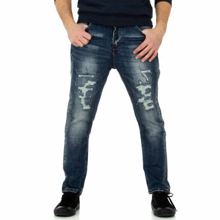 Herren Hose von M.Sara Denim Gr. W32 - blue