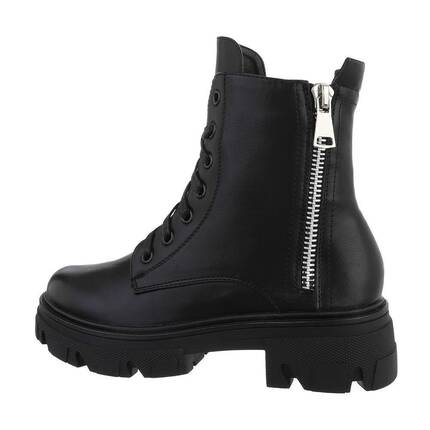 Damen Schnrstiefeletten - blackpu