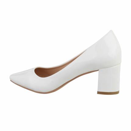 Damen Klassische Pumps - white Gr. 36