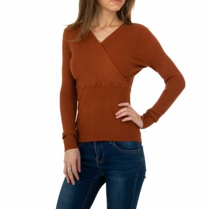 Damen Pullover von Metrofive Gr. L/XL - brown