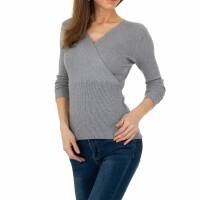 Damen Pullover von Metrofive - grey