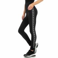 Damen Leggings von Fashion Gr. One Size - blacksilver