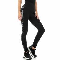 Damen Leggings von Fashion Gr. One Size - blacksilver