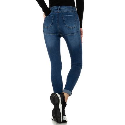 Damen High Waist Jeans von Denim Life Gr. S/36 - blue