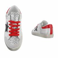 Damen Low-Sneakers - red