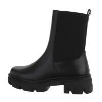 Damen Chelsea Boots - blackpu