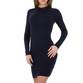 Damen Strickkleid von Whoo Fashion Gr. One Size - DK.blue