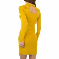 Damen Strickkleid von Whoo Fashion Gr. One Size - yellow