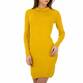 Damen Strickkleid von Whoo Fashion Gr. One Size - yellow