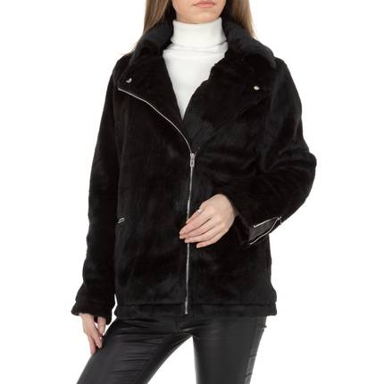 Damen Bikerjacke von JCL Gr. M/38 - black