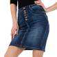 Damen Jeansrock von Place du Jour - blue