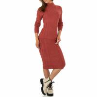 Damen Stretchrock von Glo Story - red