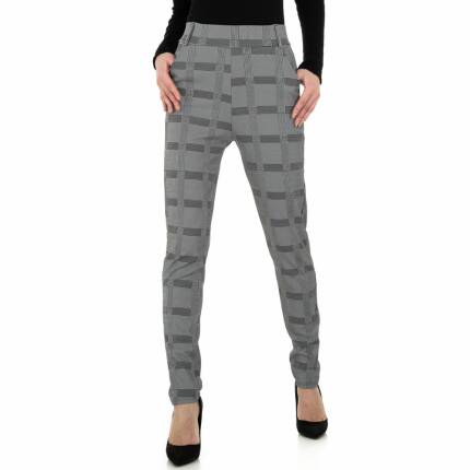 Damen Chinos von Holala Fashion Gr. S/M - grey