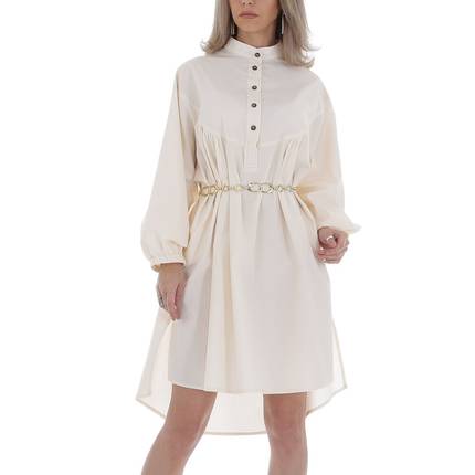 Damen Blusenkleid von JCL Gr. M/L - cream