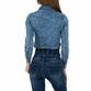 Damen Hemdbluse von Gress Jeans Wear - blue