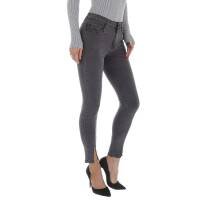 Damen Skinny Jeans von M. Sara Denim Gr. XS/34 - grey