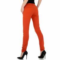 Damen Chinos von M. Sara Denim - orange