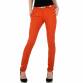 Damen Chinos von M. Sara Denim Gr. XS/34 - orange