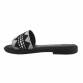 Damen Flache Sandalen - black Gr. 36