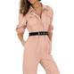 Damen Langer Jumpsuit von See See Denim - rose