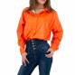 Damen Hemdbluse von See See Denim Gr. M/38 - orange