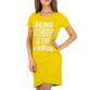 Damen Stretchkleid von Glo Story - yellow