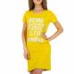 Damen Stretchkleid von Glo Story Gr. S/36 - yellow