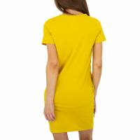 Damen Stretchkleid von Glo Story - yellow