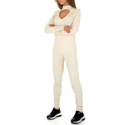 Damen Jogging- & Freizeitanzug von Emma&Ashley Design Gr. M/L - cream