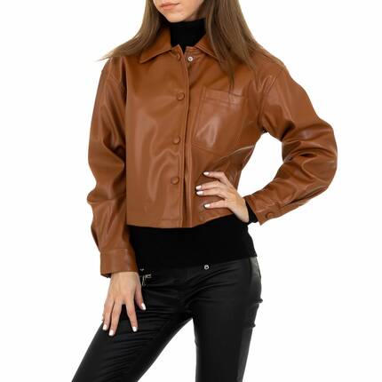 Damen bergangsjacke von SHK Paris Gr. M/38 - brown