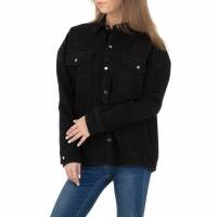 Damen Jeansjacke von Laulia - black